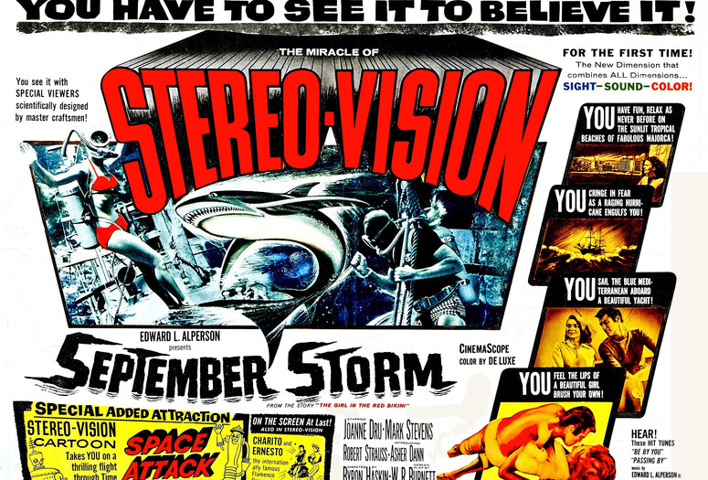 September Storm. 1960. USA. Directed by Byron Haskin. Image courtesy of 3-D Film Archive