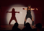 The Cringe: Art, Anxiety and Performance, with Ieva Misevičiūtė &amp; Rebecca Patek on October 18, 2015. Presented at MoMA PS1 as part of VW Sunday Sessions 2015-2016. Photograph: Charles Roussel.