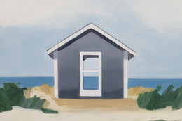 Maureen Gallace. Summer House/Dunes. 2009. Oil on panel