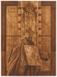 Charles White. Black Pope (Sandwich Board Man). 1973. Oil wash on board, 60 × 43 7/8&#34; (152.4 × 111.4 cm). Richard S. Zeisler Bequest (by exchange), The Friends of Education of The Museum of Modern Art, Committee on Drawings Fund, Dian Woodner, and Agnes Gund. © 2017 The Charles White Archives
