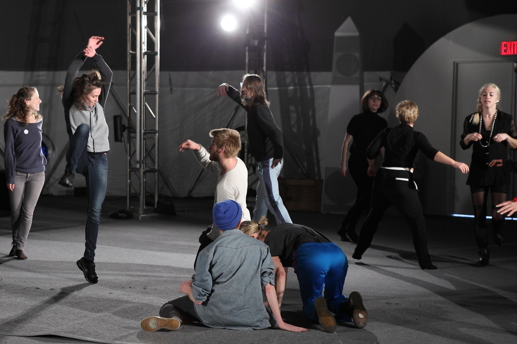 Mårten Spångberg, 2013, at MoMA PS1 as part of VW Sunday Sessions. © 2013 MoMA PS1, New York. Photo: Charles Roussel