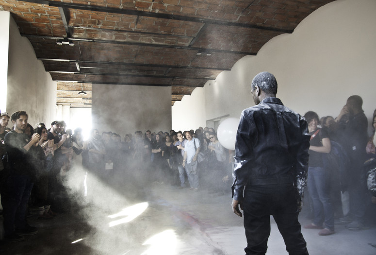 Clifford Owens. Anthology 2012. Sunday Sessions Performance Still.