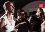 Celebrating Kraftwerk, 2012, at MoMA PS1 as part of VW Sunday Sessions. © 2012 MoMA PS1, New York. Photo: Loren Wohl