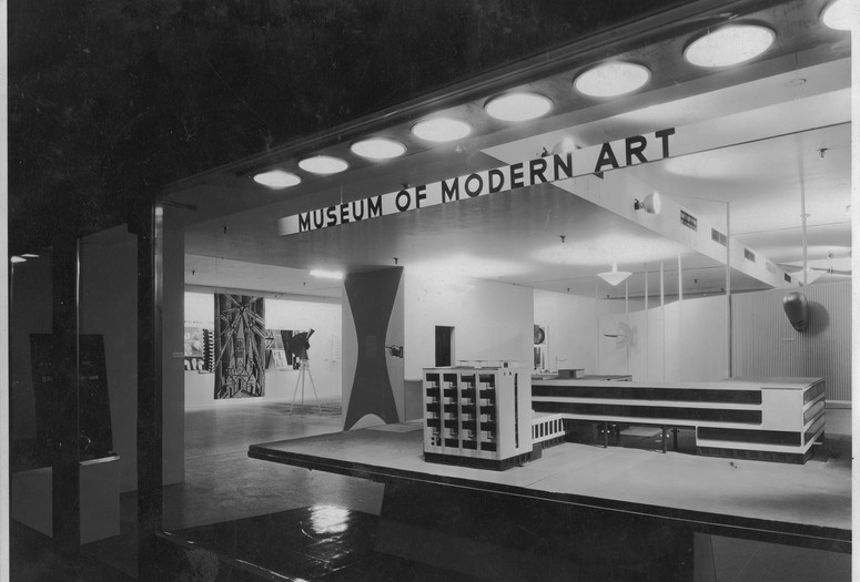 Installation view of the exhibition Bauhaus: 1919–1928, The Museum of Modern Art, December 7, 1938–January 30, 1939. Photo: Soichi Sunami. © The Museum of Modern Art Archives