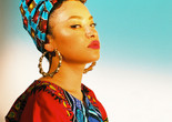Dashiki, door-knocker earrings, and Dutch wax interpreted for Items: Is Fashion Modern? by Monika Mogi. © 2017 Monika Mogi