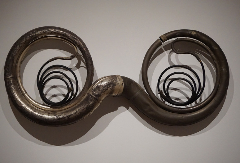 Terry Adkins. Nenuphar. 1998. Brass, copper. © Estate of Terry Adkins. Courtesy of the Estate of Terry Adkins. Photo: Gregston Hurdle