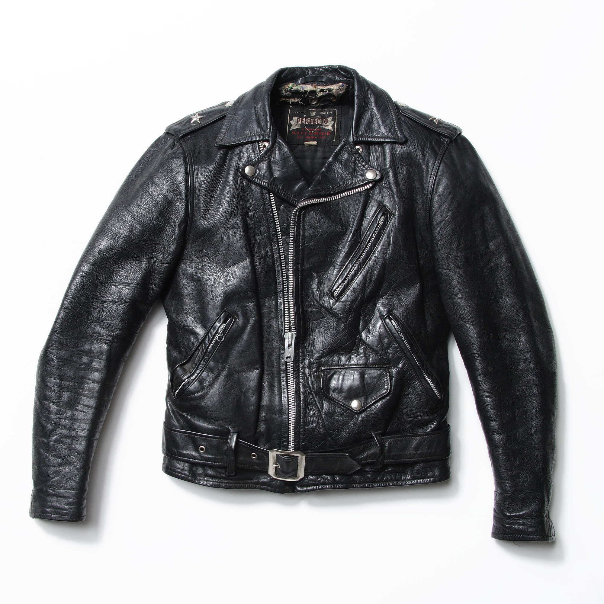 SCHOTT Perfecto Leather Biker Jacket for Men