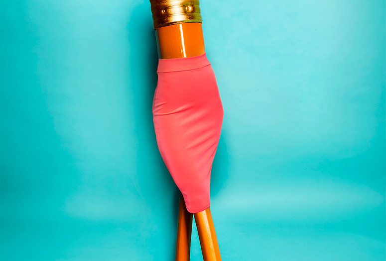 Pencil Skirt interpreted for Items: Is Fashion Modern? by Bobby Doherty. Copyright Bobby Doherty.