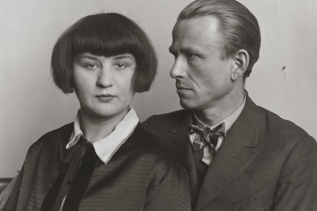 August Sander (German. 1876–1964). The Painter Otto Dix and his Wife Martha. 1925–26. Gelatin silver print, 10 3/16 × 7 3/8″ (25.8 × 18.7 cm). The Museum of Modern Art, New York. Gift of the artist. © 2016 Die Photographische Sammlung/SK Stiftung Kultur - August Sander Archiv, Cologne/ARS, NY