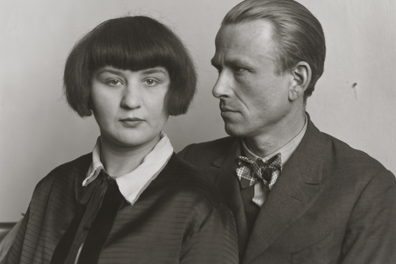 August Sander (German. 1876–1964). The Painter Otto Dix and his Wife Martha. 1925–26. Gelatin silver print, 10 3/16 × 7 3/8″ (25.8 × 18.7 cm). The Museum of Modern Art, New York. Gift of the artist. © 2016 Die Photographische Sammlung/SK Stiftung Kultur - August Sander Archiv, Cologne/ARS, NY