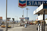 Stephen Shore (American, born 1947). Beverly Boulevard and La Brea Avenue, Los Angeles, California, June 21, 1975. 1975. Chromogenic color print, printed 2013, 17 x 21 3/4&#34; (43.2 x 55.2 cm). The Museum of Modern Art, New York. Acquired through the generosity of Thomas and Susan Dunn, 2013