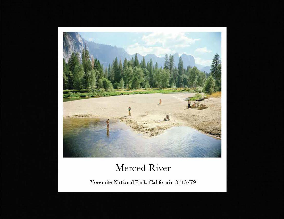 Stephen Shore (American, born 1947). _Merced River: Yosemite National Park, California 8/13/79. 2003._ Book, printed 2017, 8 5/8 × 11" (21.9 × 27.9 cm). Courtesy the artist and 303 Gallery, New York