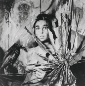 Carolee Schneemann. Eye Body Portfolio. 1963/2005. Gelatin silver print, 24 x 20″ (24 x 50.8 cm). Gift of the artist.
