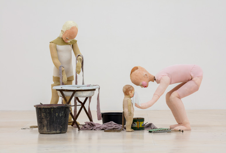 Installation view of Cathy Wilkes, on view at MoMA PS1 from October 22, 2017 to March 11, 2018. Image courtesy of MoMA PS1. Photo by Pablo Enriquez.