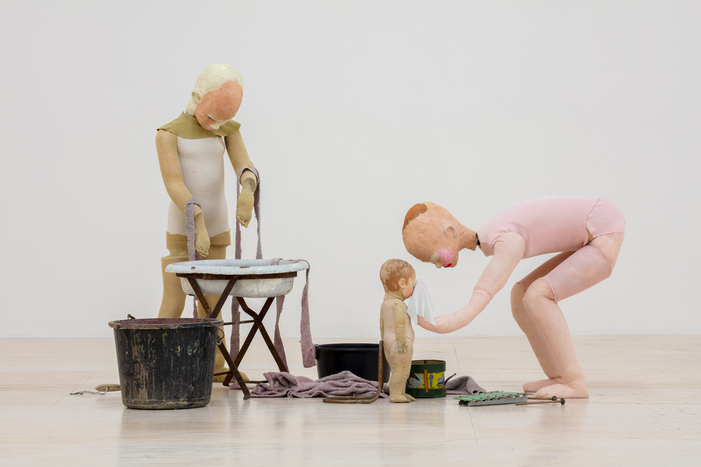 Installation view of Cathy Wilkes, on view at MoMA PS1 from October 22, 2017 to March 11, 2018. Image courtesy of MoMA PS1. Photo by Pablo Enriquez.