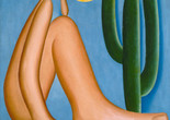 Tarsila do Amaral. Abaporu. 1928. Oil on canvas, 33 7/16 x 28 3/4″ (85 x 73 cm). Collection MALBA, Museo de Arte Latinoamericano de Buenos Aires. © Tarsila do Amaral Licenciamentos