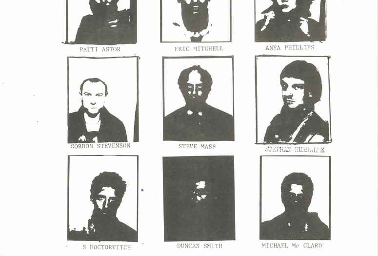 Poster for Kidnapped. 1978. USA. Directed by Eric Mitchell. Designed by and courtesy the artist