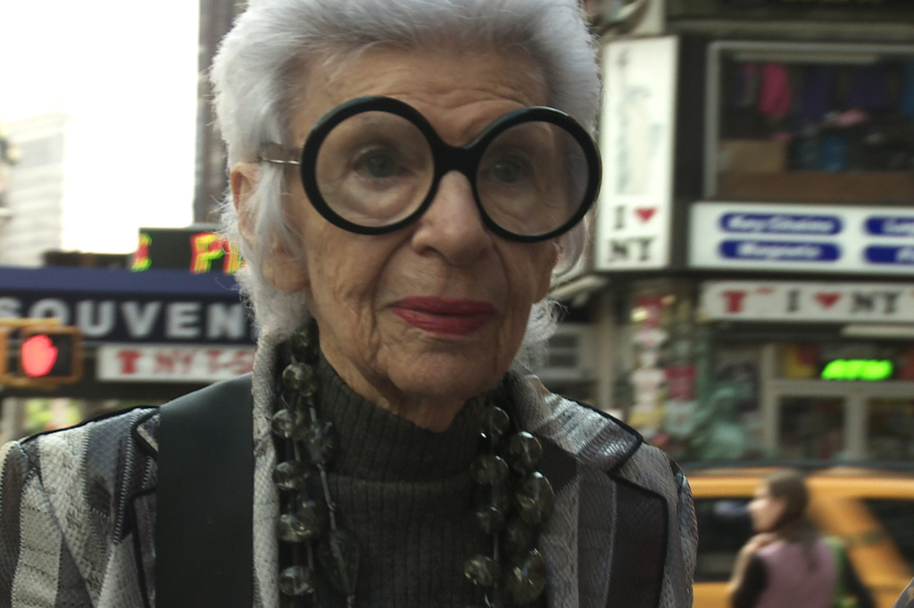 Iris. 2014. USA. Directed by Albert Maysles. Image courtesy of Magnolia Pictures