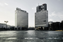 Edvard Ravnikar. Revolution Square (today Republic Square), Ljubljana, Slovenia. 1960–74. View of the Square. Photo: Valentin Jeck, commissioned by The Museum of Modern Art, New York, 2016