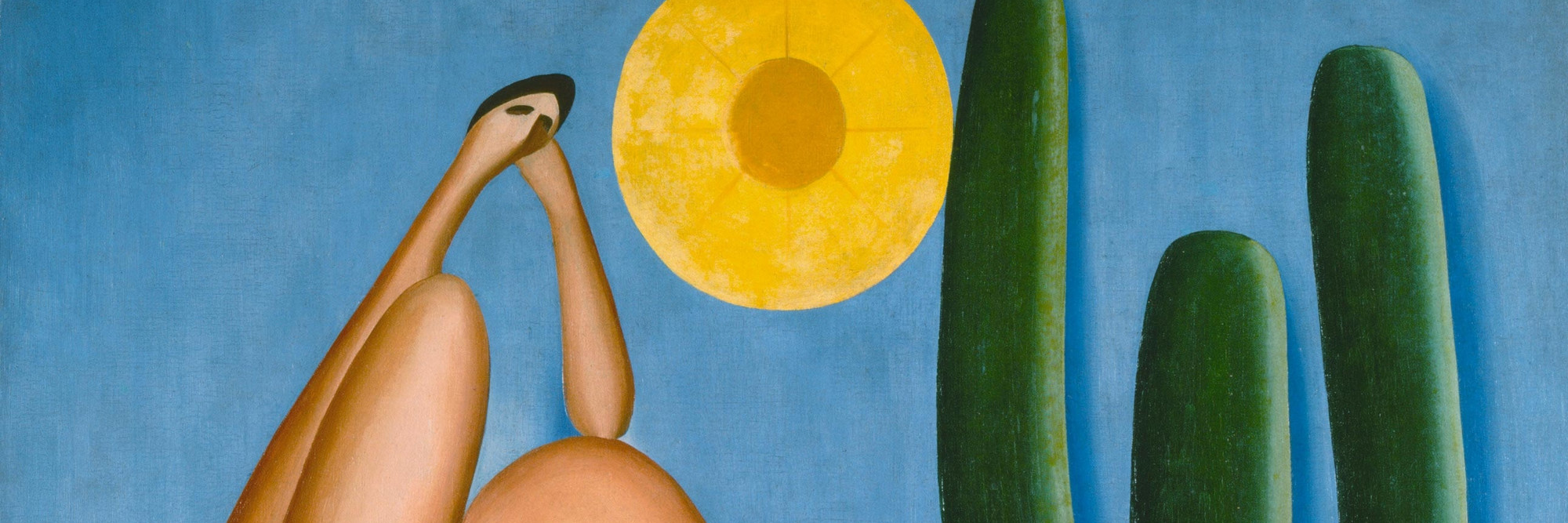 Tarsila do Amaral. Abaporu. 1928. Oil on canvas, 33 7/16 x 28 3/4&#34; (85 x 73 cm). Collection MALBA, Museo de Arte Latinoamericano de Buenos Aires. © Tarsila do Amaral Licenciamentos