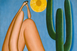Tarsila do Amaral. Abaporu. 1928. Oil on canvas, 33 7/16 x 28 3/4&#34; (85 x 73 cm). Collection MALBA, Museo de Arte Latinoamericano de Buenos Aires. © Tarsila do Amaral Licenciamentos