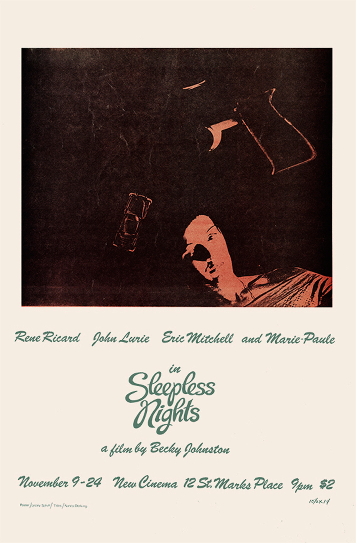 Sleepless Nights. 1979. Directed by Becky Johnston | MoMA