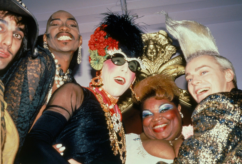 Tabboo!, Gerard Little, unknown performer, Jean Hill, and John Sex, 1983. Photo: Ande Whyland. Courtesy the artist
