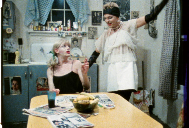Jackie Curtis and Dennis Dyke in Doris and Inez Speak the Truth. 1984. USA. Directed by Jimmy Murray