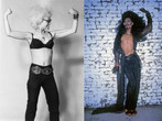Left: Dany Johnson. c. 1980. Right: Gerard Little, also known as Frankie Lymon's Nephew, also known as Mr. Fashion, Pyramid Club. 1985. Photographs by and courtesy April Palmieri