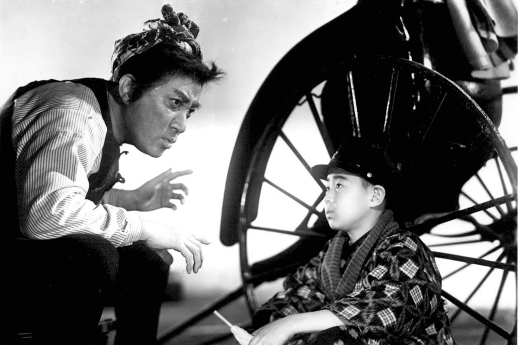 The Rickshaw Man. 1943. Japan. Directed by Hiroshi Inagaki. With Toshirô Mifune, Hideko Takamine. Courtesy of Kadokawa Pictures