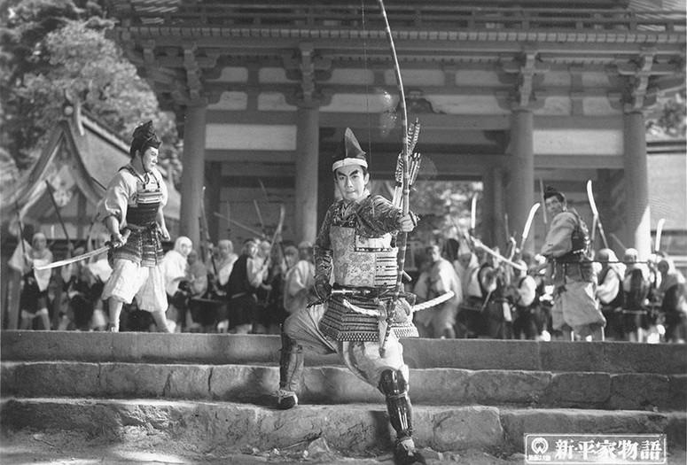 Shin Heike monogatari (Tales of the Taira Clan). 1955. Japan. Directed by Kenji Mizoguchi. With Raizo Ichikawa, Yoshiko Kuga, Narutoshi Hayashi. Courtesy Kadokawa Pictures