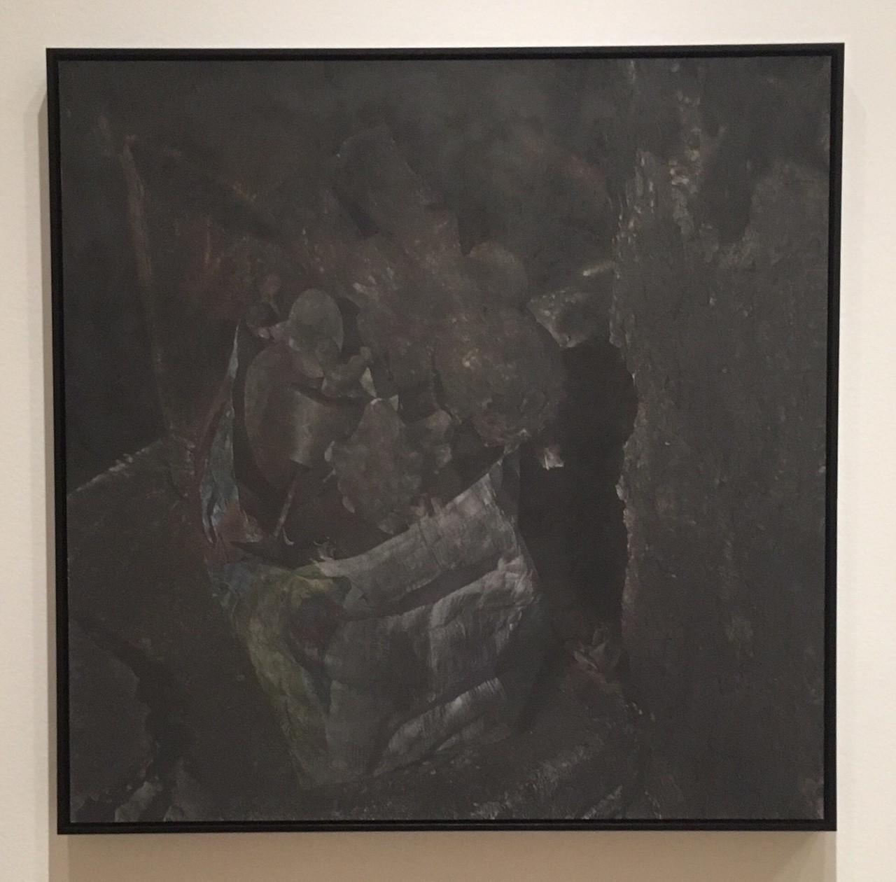 Harold Mendez. _At the edge of the Necrópolis_. 2017. Pigmented inkjet print with graphite, 30 × 30" (76.2 × 76.2 cm). Courtesy the artist and Patron Gallery, Chicago. © 2018 Harold Mendez