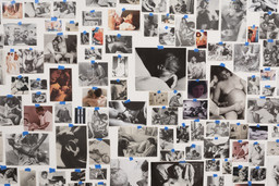 Carmen Winant. My Birth (detail). 2018. Found images and tape. Courtesy the artist. © 2018 Carmen Winant