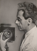 Man Ray. Self-Portrait with Camera. 1931. Gelatin silver print, 6 3/4 × 5&#34; (17.1 × 12.7 cm). Gift of James Thrall Soby. © 2022 Man Ray Trust/Artists Rights Society (ARS), New York/ADAGP, Paris