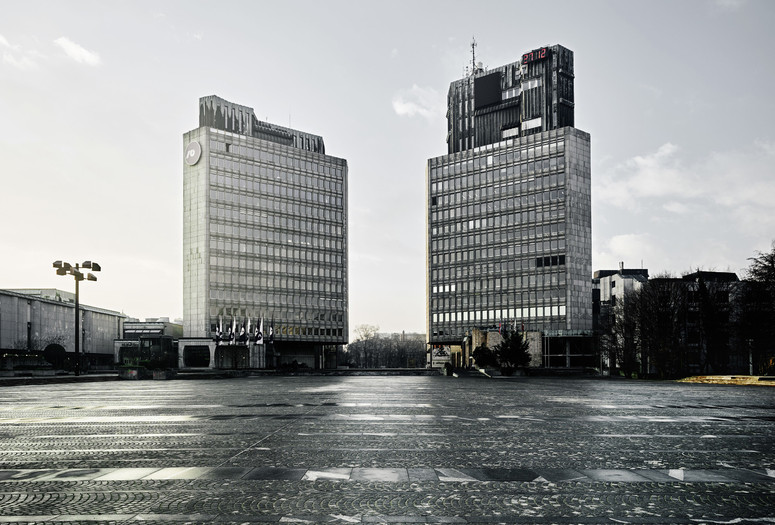 Edvard Ravnikar. Revolution Square (today Republic Square), Ljubljana, Slovenia. 1960–74. View of the Square. Photo: Valentin Jeck, commissioned by The Museum of Modern Art, New York, 2016