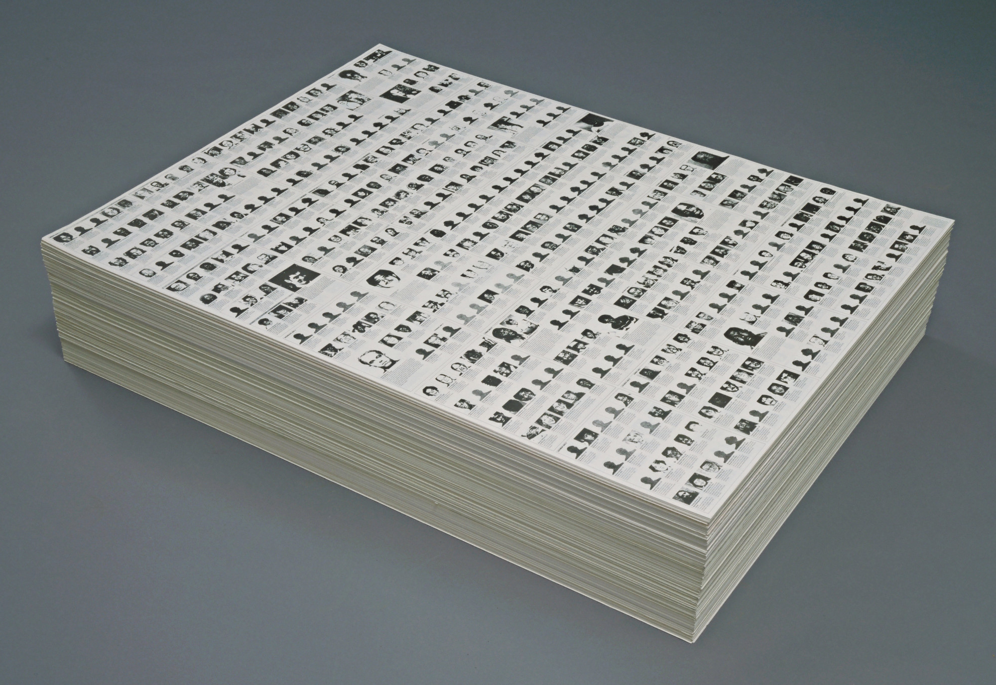 Felix Gonzalez-Torres. “Untitled” (Death by Gun). 1990