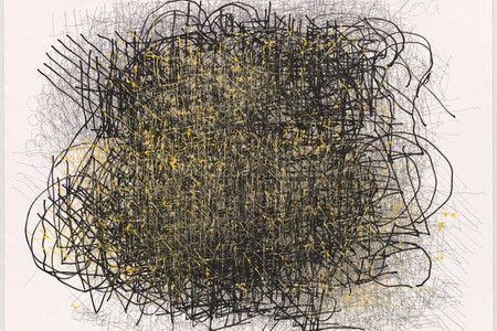 Dan Miller. Untitled. 2016. Acrylic and ink on paper. 42 1/2 × 58&#34; (108 × 147.3 cm). Gift of Martin and Rebecca Eisenberg in honor of Tom di Maria. © 2018 Dan Miller