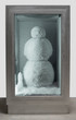 Peter Fischli and David Weiss. Snowman. 1987/2016. Copper, aluminum, glass, water, and coolant system, 85 7/8 x 50 3/8 x 65" (218 x 128 x 165 cm). Courtesy Matthew Marks Gallery. © Peter Fischli and David Weiss