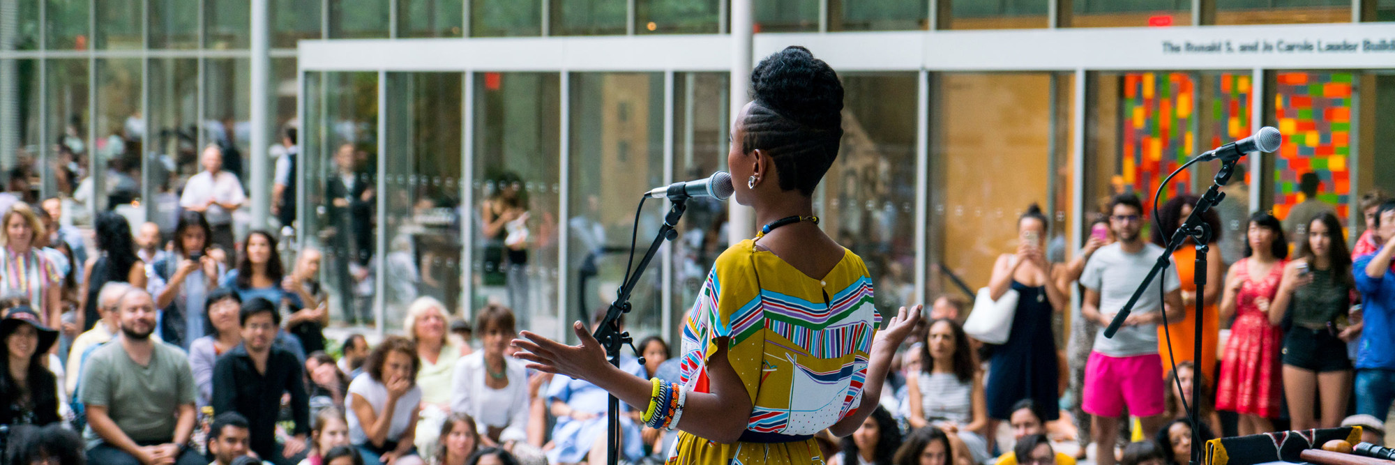 Alsarah at MoMA, summer 2017. Photo: Alex Nawrocky
