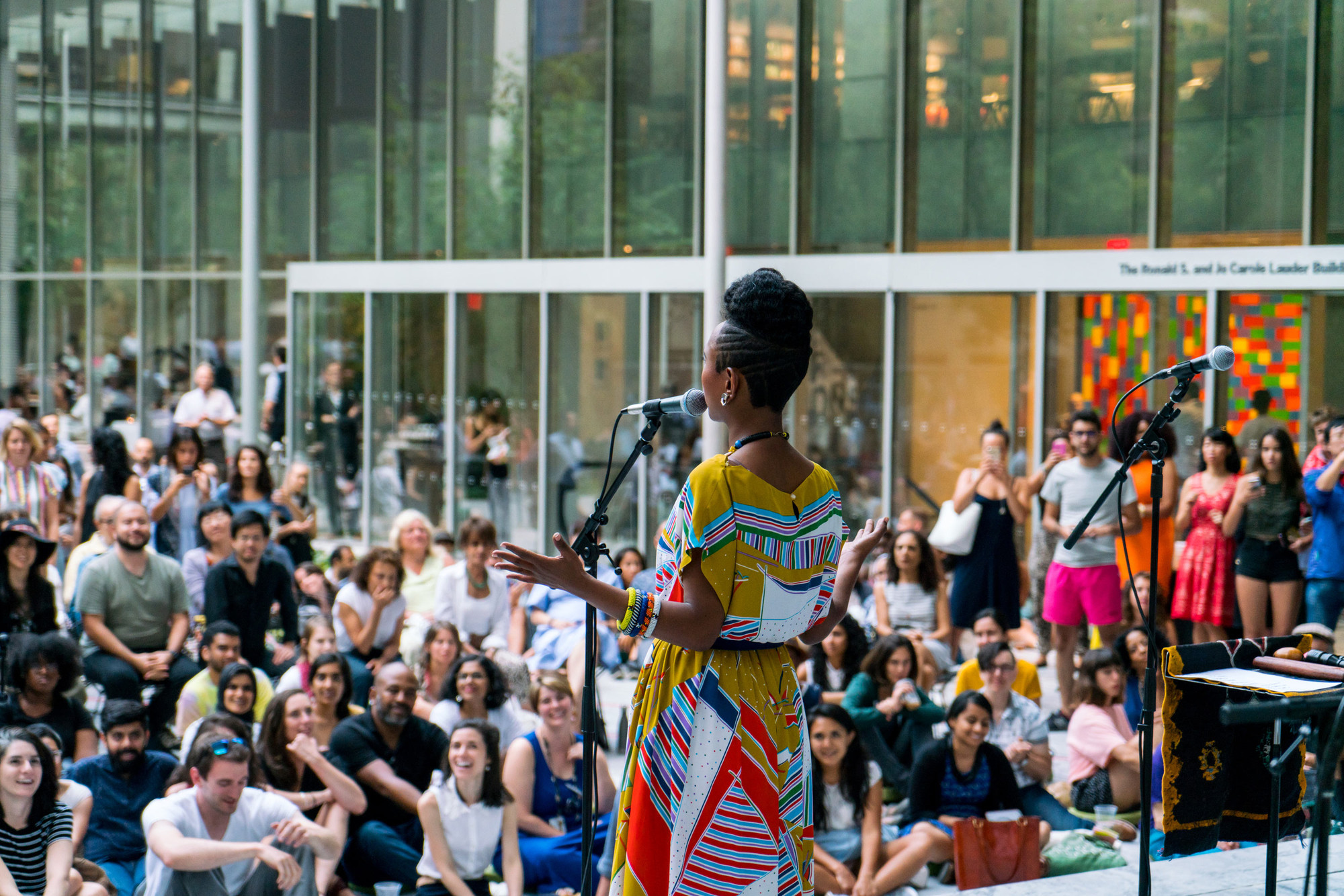 Alsarah at MoMA, summer 2017. Photo: Alex Nawrocky