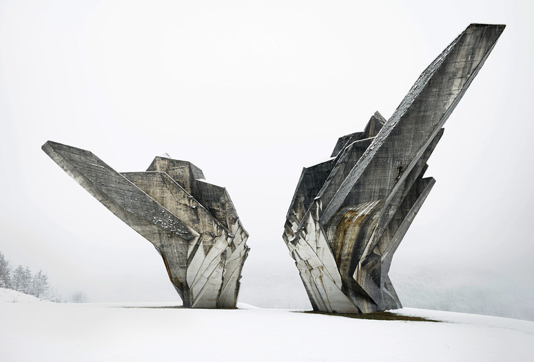 Miodrag Živković, Monument to the Battle of the Sutjeska, 1965-71, Tjentište, Bosnia and Herzegovina. Photo: Valentin Jeck, 2016, commissioned by the Museum of Modern Art.