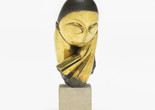 Constantin Brancusi. Mlle Pogany. Version I, 1913 (after a marble of 1912). Bronze with black patina, 17 1/4 x 8 1/2 x 12 1/2&#34; (43.8 x 21.5 x 31.7 cm), on limestone base, 5 3/4 x 6 1/8 x 7 3/8&#34; (14.6 x 15.6 x 18.7 cm). Acquired through the Lillie P. Bliss Bequest (by exchange). © 2018 Artists Rights Society (ARS), New York/ADAGP, Paris
