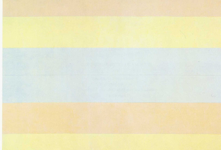 Agnes Martin. With My Back to the World. 1997