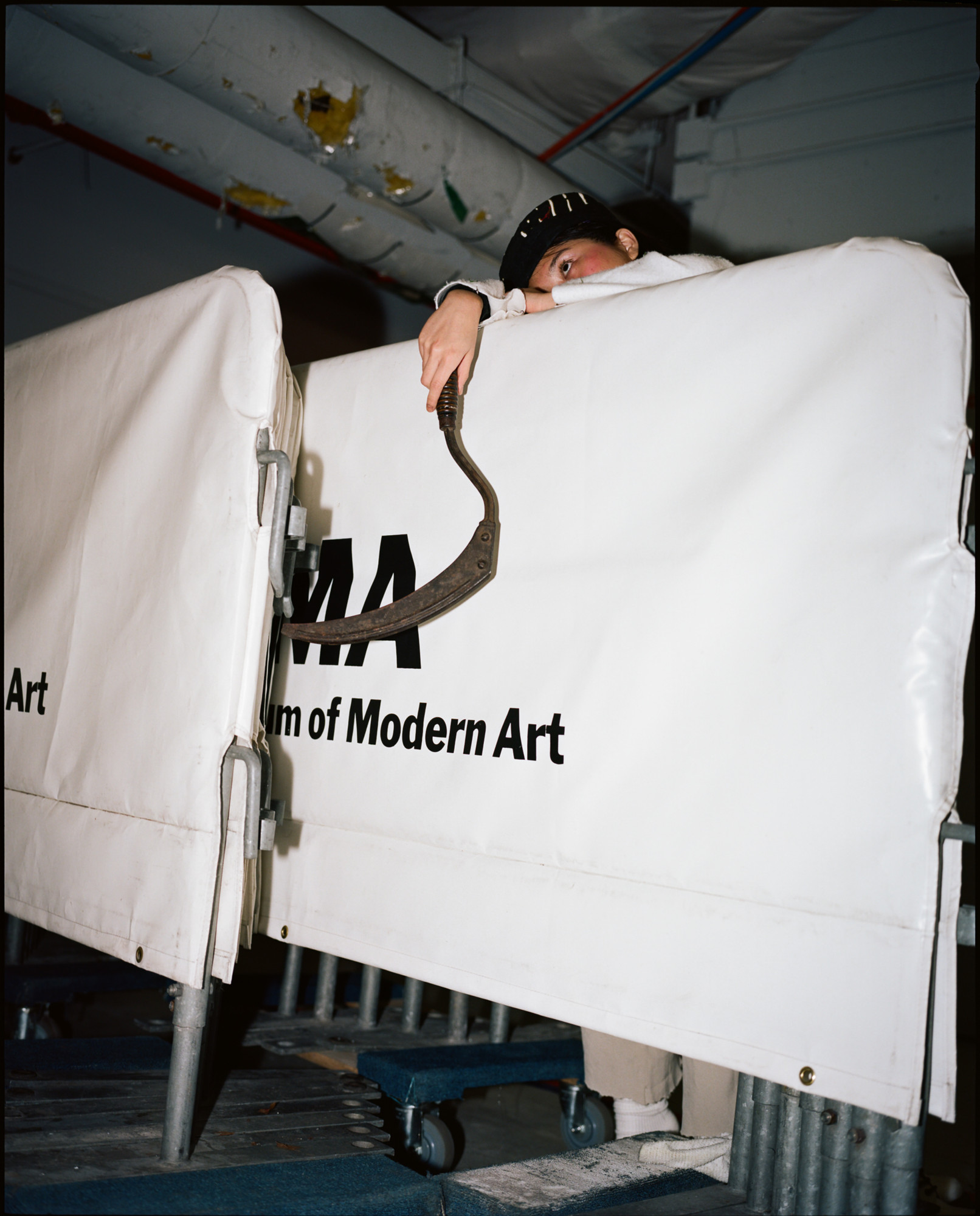 Adelita Husni-Bey. _The Council_ 2018. Chromogenic print. Courtesy the artist and Laveronica arte contemporanea, Modica, Italy. © 2018 Adelita Husni-Bey
