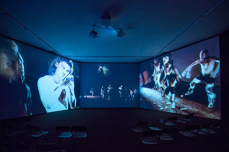 Installation view of Reza Abdoh on view at MoMA PS1 through September 3, 2018. Image courtesy MoMA PS1. Photo by Matthew Septimus.