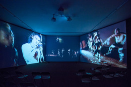Installation view of Reza Abdoh on view at MoMA PS1 through September 3, 2018. Image courtesy MoMA PS1. Photo by Matthew Septimus.