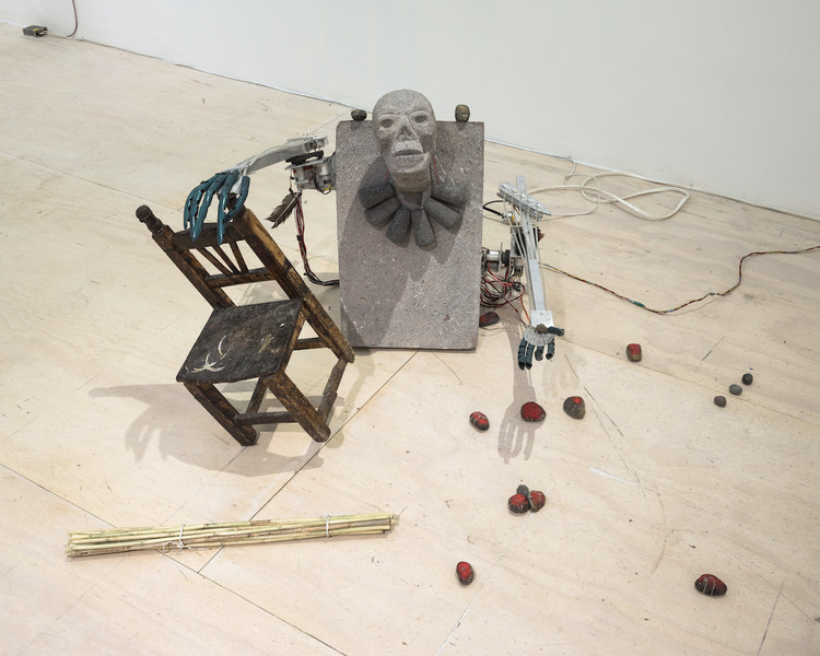Installation view of Fernando Palma Rodríguez: In Ixtli in Yollotl, We the People, on view at MoMA PS1 through September 9, 2018. Image courtesy MoMA PS1. Photo by Kris Graves.