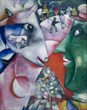 Marc Chagall. I and the Village. 1911. Oil on canvas, 6&#39; 3 5/8&#34; x 59 5/8&#34; (192.1 x 151.4 cm). Courtesy Mrs. Simon Guggenheim Fund. © 2018 Artists Rights Society (ARS), New York/ADAGP, Paris