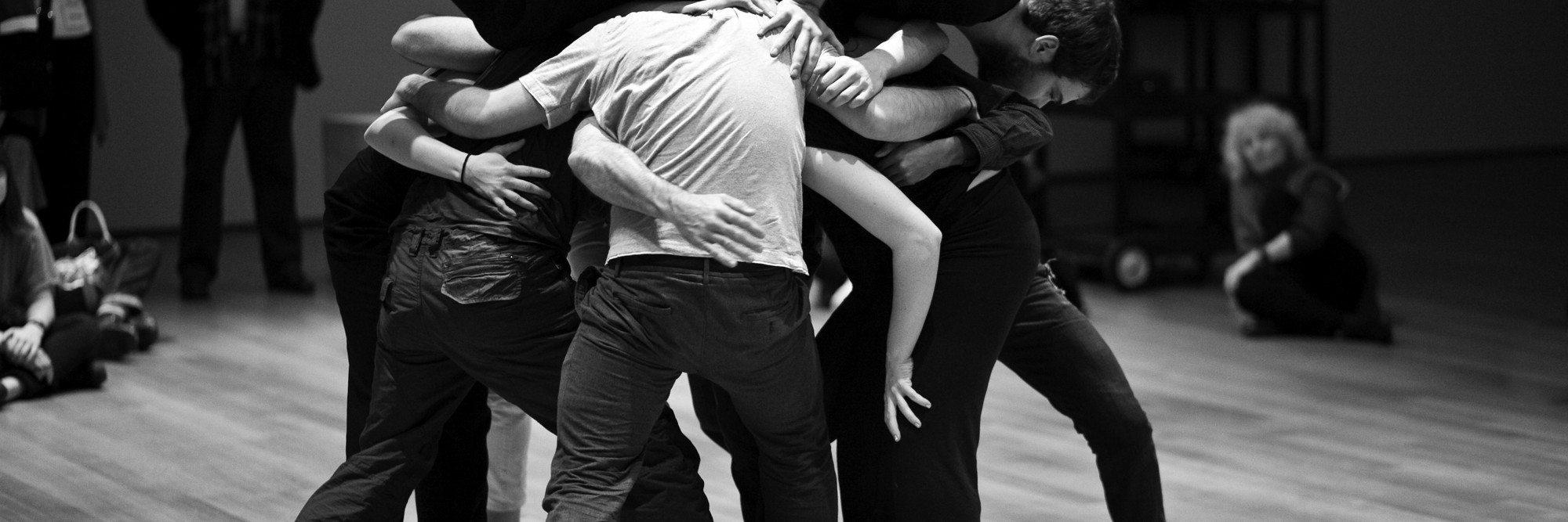 Simone Forti. Huddle, 1961. Performance. 10 min. Committee on Media and Performance Art Funds. © 2018 The Museum of Modern Art, New York. Performed in Performance 2: Simone Forti, The Museum of Modern Art, New York, March 7–8, 2009. Digital image © 2018 Yi-Chun Wu/The Museum of Modern Art, New York