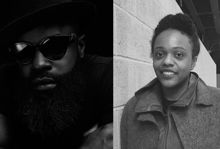 Above, from left: Tariq “Black Thought” Trotter. Photo: Dario Calmese; Leslie Hewitt. Photo: Richard Renaldi
